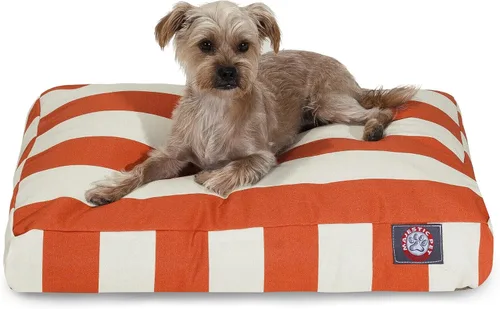 Vista 27 de Majestic Pet Cama rectangular grande para perros con rayas lavable, cama antideslizante y cómoda para mascotas, cama para perros con funda extraíble