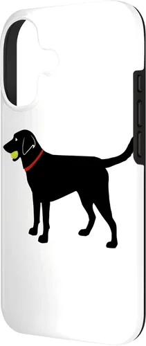 Vista 2 de Labrador Retriever Fetch, Black Lab Play Ball Dog Lover Gift Case for iPhone 17