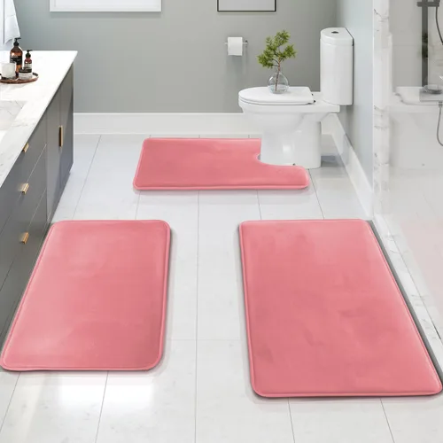 Vista 121 de Clara Clark tapete para baño, regadera o tina, de gomaespuma, negro, antiderrapante Camel Oro