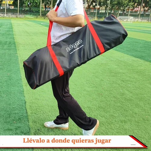 Vista 7 de Zdgao Red de voleibol portátil de 12 pies/18 pies con sistema de postes