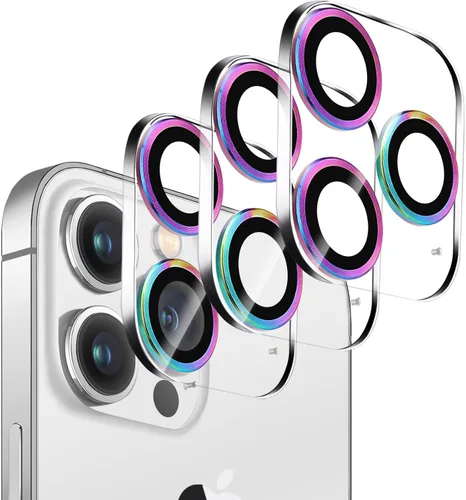 Vista 16 de Dengduoduo Paquete de 3 protectores de lente de cámara para iPhone 13 de 6.1" y iPhone 13 Mini de 5.4", vidrio templado, Ultra HD, dureza 9H Todo
