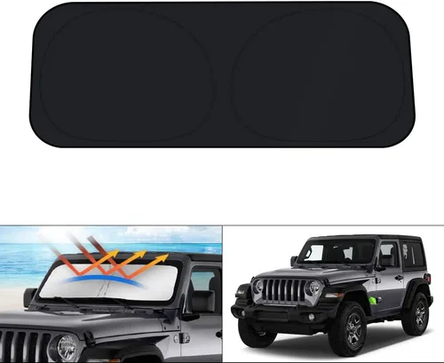 Vista 136 de KUST - Parasol plegable para parabrisas para BMW X1 E84, accesorios 2011 2012 2013 2014 2015, protector de visera de sol ajustable que bloquea