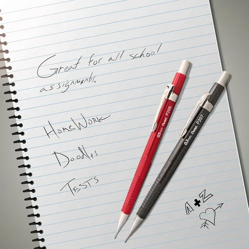 Vista 7 de Pentel Sharp - Portaminas mecánico, paquete de 3, cuerpos surtidos (1 de cada uno 0.5mm, 0.7mm, 0.9mm)