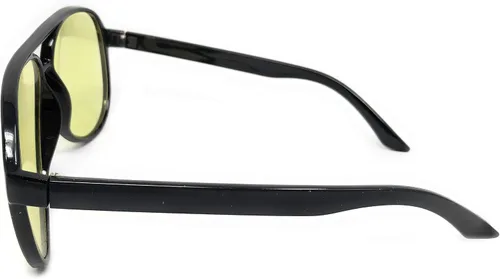 Vista 5 de WebDeals Retro Gafas de sol de aviador de plástico estilo años 70 para adultos