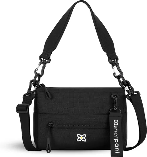 Vista 132 de Sherpani Skye - Bolso cruzado pequeño, de nailon, ligero, para mujer, con protección RFID