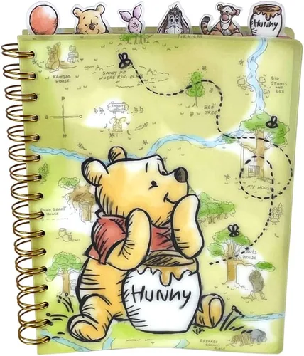 Vista 16 de Disney Beauty and The Beast Journal Notebook, Spiral Bound, 144 Lined Pages, 8 x 7 inches