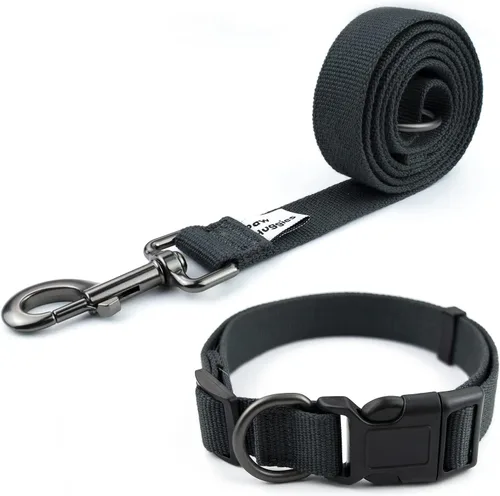 Vista 15 de Collar de perro beige para perros pequeños, transpirable, antiolor y suave, cómodo para cachorros de piel sensible, 90% rayón de bambú, collar