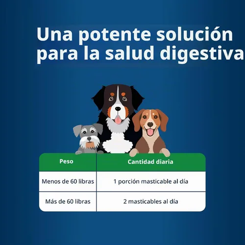 Vista 6 de Pet Protect Suplemento de salud digestiva para perros, sabor a pollo, 60