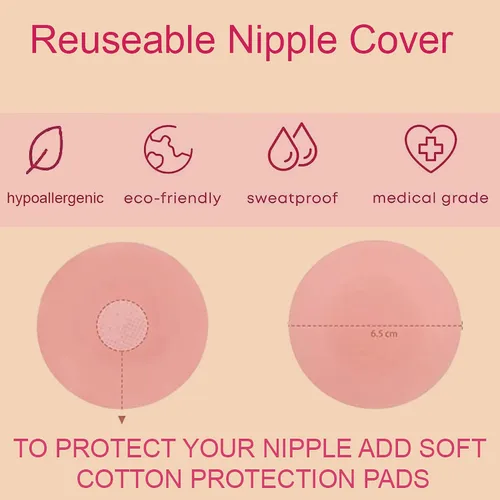 Vista 2 de Cinta adhesiva para pechos, cinta de levantamiento de senos instantáneo, reemplazo de sujetadores sin tirantes para mujeres y sujetador adhesivo
