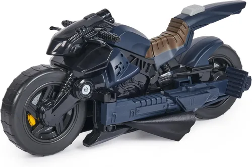 Vista 3 de DC Comics, Aventuras de Batman, Batcycle de Batman, Batcycle y Batglider Transformables 2-en-1, Figura Compatible, Juguete de Súper Héroe para Niños