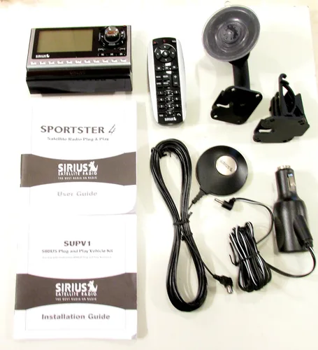 Vista 2 de SIRIUS Receptor de radio satelital Sportster 4 con kit de coche