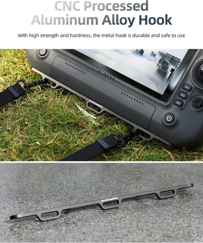 Vista 5 de Anbee Control remoto RC PLUS Cordón manos libres con hebilla de gancho de aleación de aluminio resistente compatible con DJI Inspire 3 / AGRAS T20P