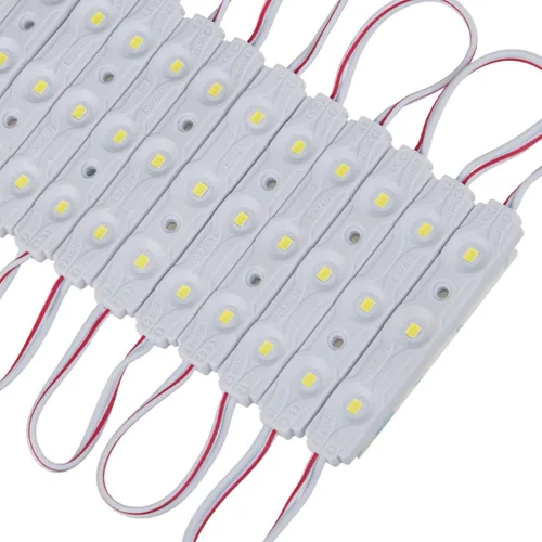 Vista 2 de Q QINGCHEN 200pcs luz diurna blanca 6500K inyección 0.72W 12 voltios DC LED módulo para signos con fuente de alimentación 200W