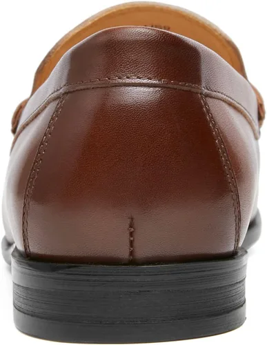 Vista 5 de Journey West Mocasines Penny para hombre con cuero genuino para negocios, zapatos sin cordones para hombre
