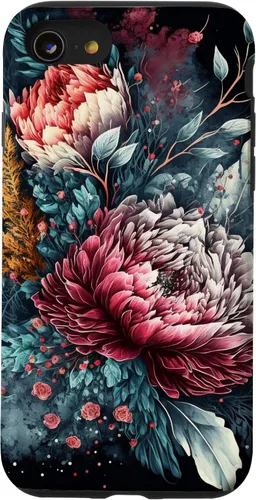 Vista 18 de Winter Floral Flower Design Case for iPhone 17