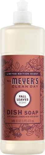 Vista 9 de Mrs. Meyer's Clean Day - Detergente líquido para platos, aroma a sidra de manzana, fórmula biodegradable, edición limitada, 16 fl oz