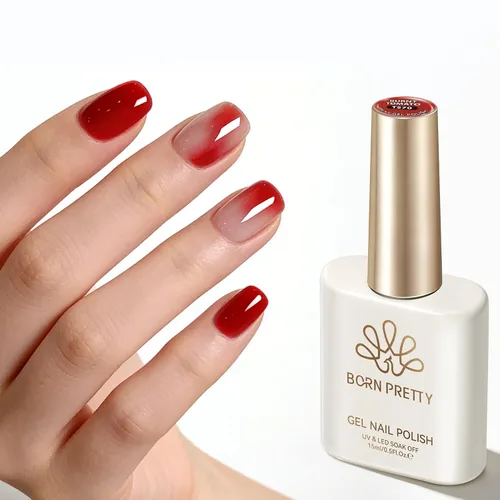 Vista 34 de Born Pretty - Esmalte de gel blanco lechoso, color blanco gelatina
