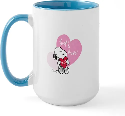 Vista 165 de CafePress SNOOPY Joe Cool - Taza de café de cerámica (15.0 fl oz)