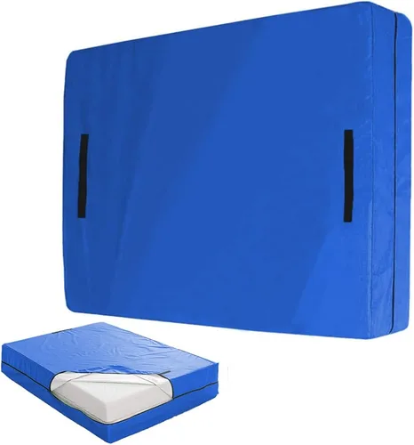 Vista 9 de Funda para bolsa de colchón para mudanza y almacenamiento, reutilizable, resistente, impermeable, para colchón de cama, bolsas de almacenamiento