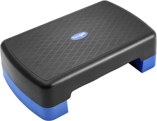 Vista 11 de Yes4All Plataforma de Step de Ejercicio Aeróbico de 18.9" con 2 Elevadores, Stepper de Entrenamiento de Altura Ajustable 3" 5.1" para Gimnasio