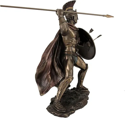 Vista 3 de Unicorn Studios WU76534B4 Rey Leónidas Guerrero griego de Esparta - Bronce