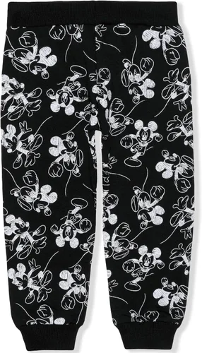 Vista 3 de Disney Mickey Mouse Boys Jogger Sweatpants with Drawstring for Toddler and Little Kids Blue or Red or Black