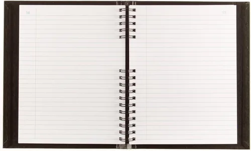 Vista 2 de Blueline AccountPro Libro de registros, negro, 10.25 x 7.69 pulgadas, 300 páginas (A7963C.01)