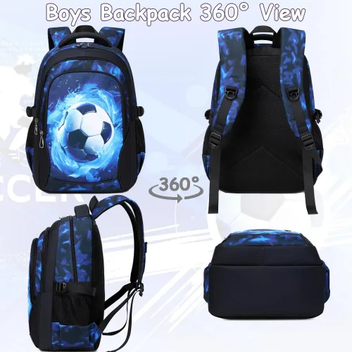 Vista 3 de Meisohua Mochila escolar para niñas y niños, mochila para niñas y niños, mochila escolar primaria, mochila casual para niños y niñas, Mochila