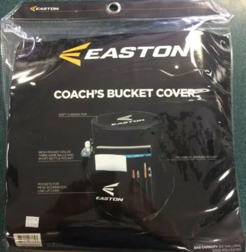 Vista 3 de Easton Organizador de cubos de entrenadores Cubierta deslizante Béisbol/Softbol Opciones de 5 galones y 6 galones