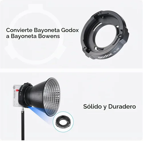Vista 3 de Adaptador de montaje Bowens ML-GB GODOX