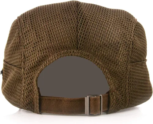 Vista 4 de M MOACC Boina para hombre, malla transpirable, de verano, gorra de boina plana ajustable