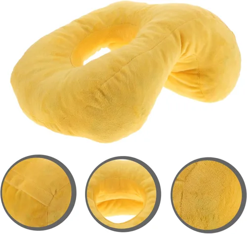 Vista 8 de Alipis Cooling Mesh Pillow for Elderly Memory Foam Pillow Single Hole for Neck Support for Stomach Sleepers Post Eye Surgery Care