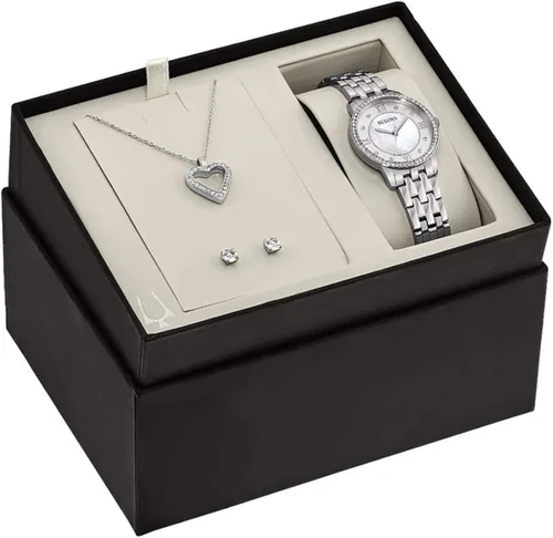 Vista 5 de Bulova Reloj de Crystal Collection para mujer Set, talla única , Acero inoxidable