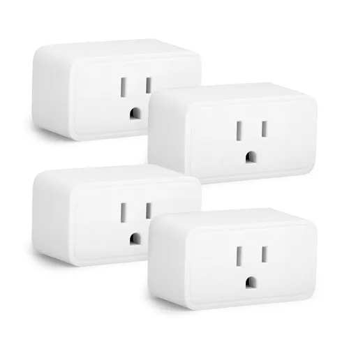 Vista 9 de Amazon Basics Enchufe inteligente, funciona solo con Alexa, Wi-Fi de 2.4 GHz, no requiere hub, 1 paquete, blanco
