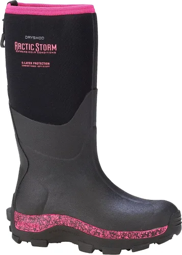 Vista 4 de Dryshod Arctic Storm Hi - Botas de meter para mujer, color negro