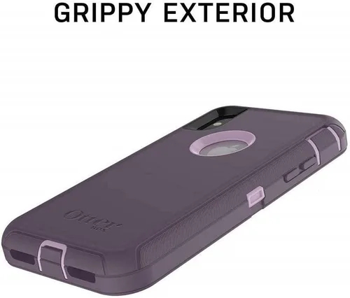 Vista 5 de OtterBox Defender Series - Funda solo para iPhone XR, solo funda, embalaje no minorista, color negro