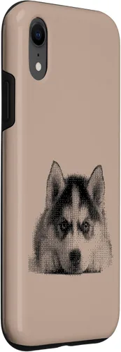 Vista 3 de Chic Husky Puppy for Dog Mom and Paw Parents Case for iPhone XR