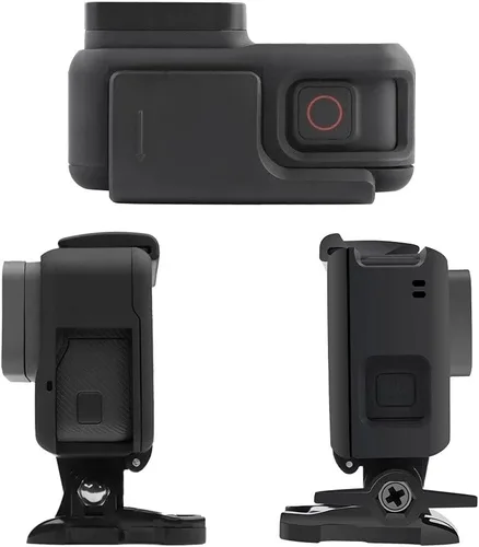 Vista 2 de Soporte para cámara de acción, carcasa de héroe (hero7black/hero6 negro/hero5 negro/hero7 plata/hero7 blanco/héroe (2018)) funda de micrófono