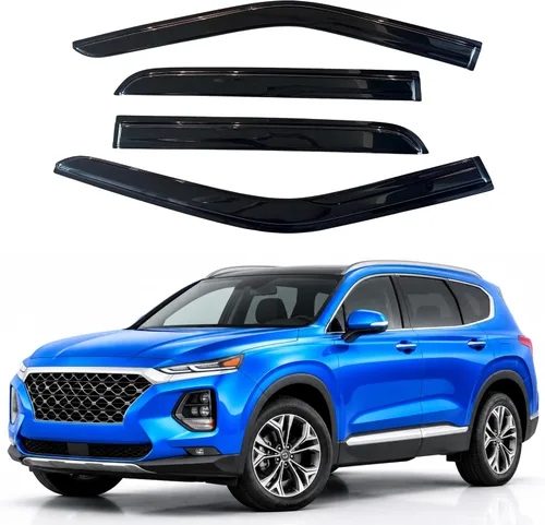 Vista 310 de Visera de ventana IG para Ford Focus Sedán y Hatchback 2012-2018, Protector de ventana lateral para lluvia y viento estilo Mugen, extra duradero
