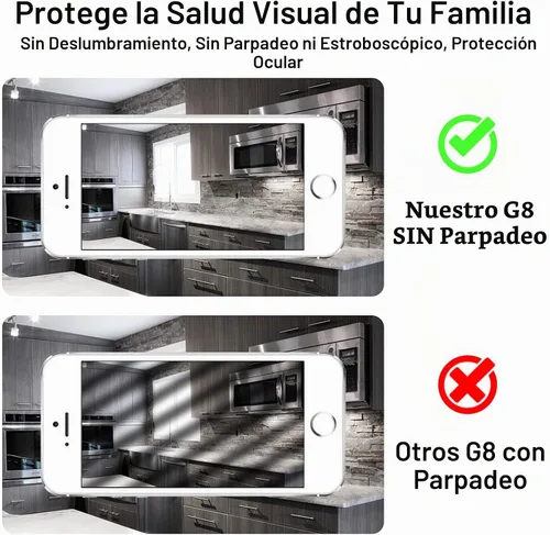 Vista 5 de Bombilla LED G8 regulable, bombilla de microondas de 120V 50W de repuesto para campana extractora de microondas GE, bombilla de luz para cocina Luz