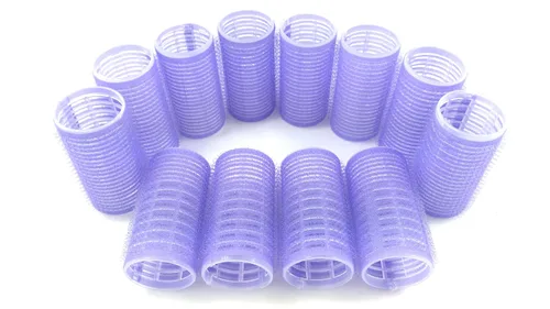 Vista 4 de Rulos de pelo pequeños autoadhesivos de Kamay's, rizadores de agarre de velcro para peinados de bricolaje o salón de peluquería