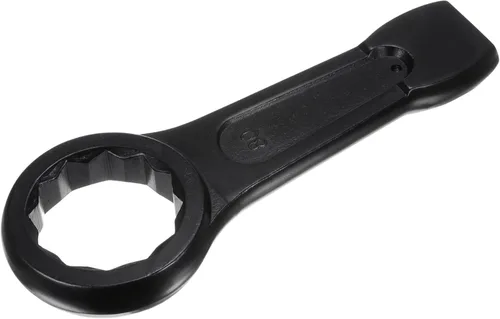 Vista 8 de uxcell Llave tipo anillo de extremo de caja de 0.866 in, herramienta de mano de llave de cabeza única de acero de alta resistencia Hand Tool
