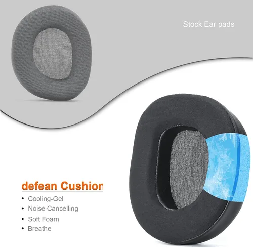 Vista 6 de Defean Almohadillas de gel refrescante para Turtle Beach Stealth 600 Gen2 Gel de enfriamiento