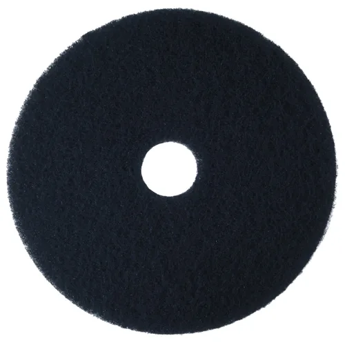 Vista 2 de Almohadilla de cuidado de pisos de alta productividad 3M 7300, para máquina (paquete de 5), 18 pulgadas, Negro, 5