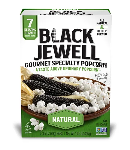 Vista 7 de Black Jewell Palomitas de maíz gourmet para microondas, toque de mantequilla, 10.5 onzas (paquete de 6)