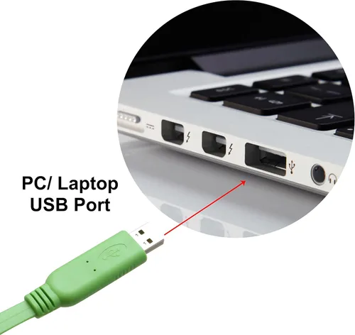 Vista 6 de USB 2.0 a RJ45 RS232 Cisco Consola Routers Switches Servers Cable FTDI 1.8M SI-ADA24048