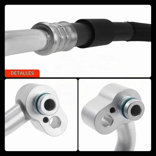 Vista 9 de A-Premium Conjunto de manguera de línea de descarga de A/C compatible