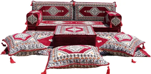 Vista 73 de arabicsofa Sofá de piso árabe Jalsa - Sofá tradicional hecho a mano para sala de estar