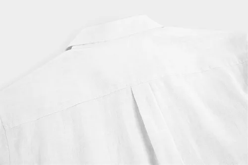 Vista 5 de Mens Casual Button Down Short Sleeve Guayabera Shirts Solid Lapel Cuban Camp Beach Tops