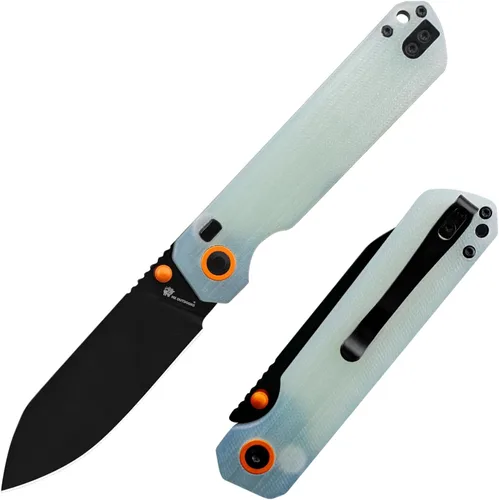 Vista 10 de HX OUTDOORS Cuchillo de bolsillo plegable Hyla Negro (All-Black)